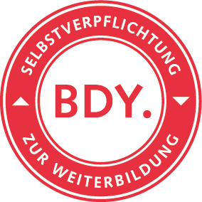 BDY-Siegel Selbstverpflichtung zur Weiterbildung